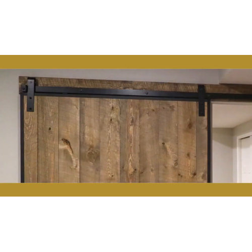 Goldberg Brothers Inc. Premium JStrap Barn Door Hardware Set W/ Track